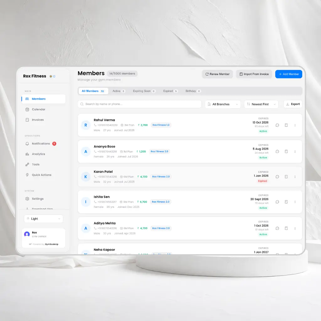 Manage Every Member. From One Place. Mockup